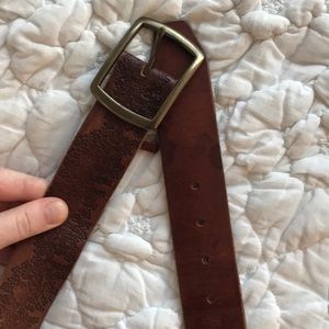 Lucky brand belt flower print